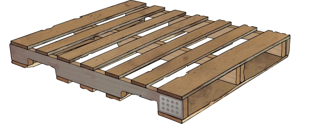 standard-b-grade-recycled-pallet graphic image of standard recycled pallet